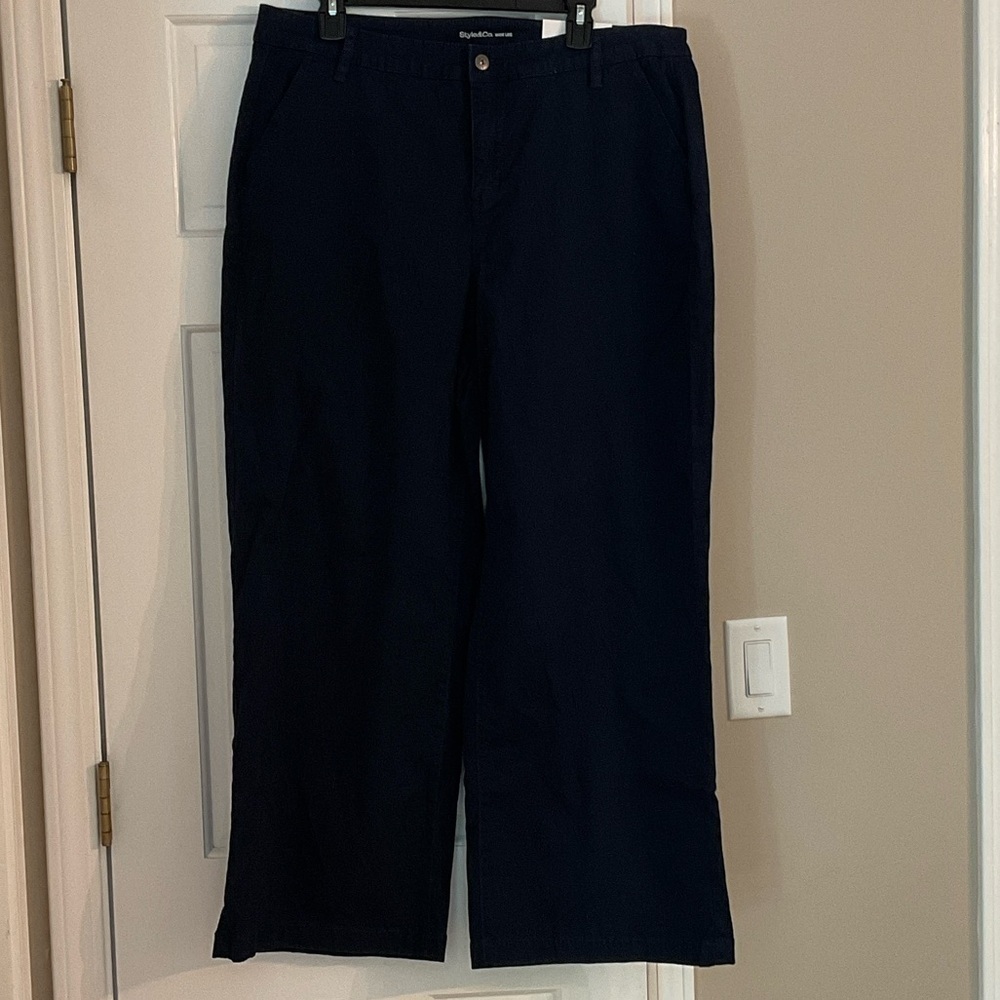 Style & Co. Women's Flare & Wide Leg Jeans - Navy